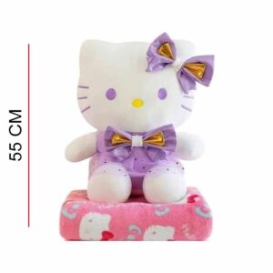 Peluche Con Manta Hello Kity 55cm ART CB-10