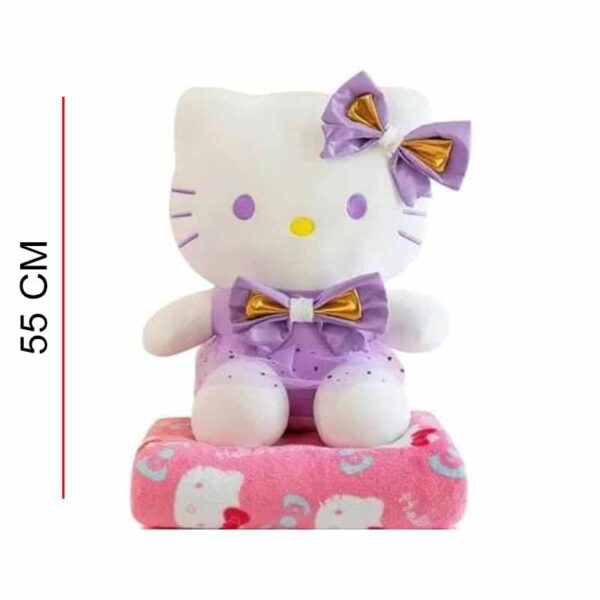 Peluche Con Manta Hello Kity 55cm ART CB-10