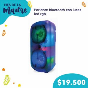 Parlante Bluetooth Con Luces Led