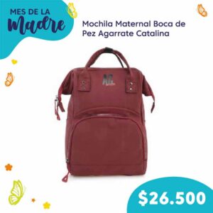 Mochila Maternal Boca de Pez Agarrate Catalina