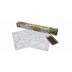 Lamina Para Colorear Capibara ART 5523