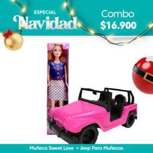 Muñeca Swwet Love + Jeep Para Muñeca