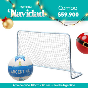 Arco de Caño 100cmx80cm + Pelota Argentina