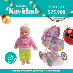 Bebote con Sonido + Coche Moises