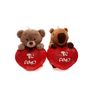 Peluche Animales Con Corazon 35cm ART 4535