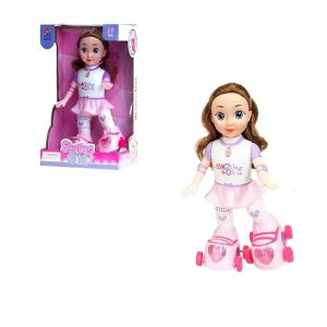 Muñeca Patinadora Con Luz Y Sonido ART JT309