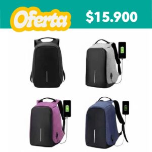 Mochila Antirobo Impermeable