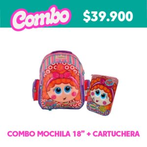 Mochila 18" + Cartuchera