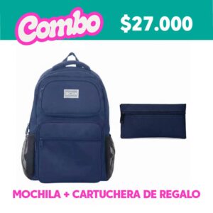 Mochila Skora + Cartuchera De Regalo