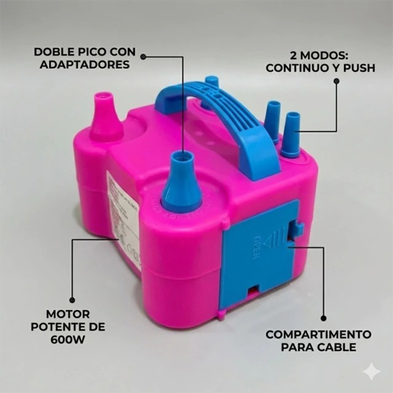 Maquina Para Inflar Globos ART 73005 - Imagen 6