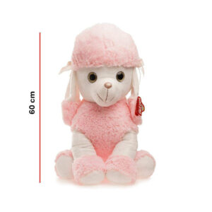 Peluche Perro Caniche Rosa 60CM ART 8269