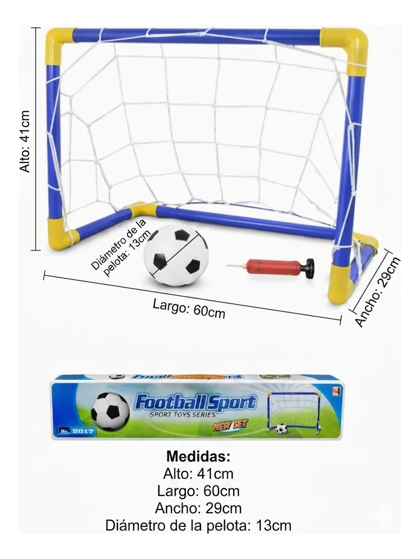 Set de Arcos de Fútbol "Football Sport" ART AB-14119 - Imagen 4