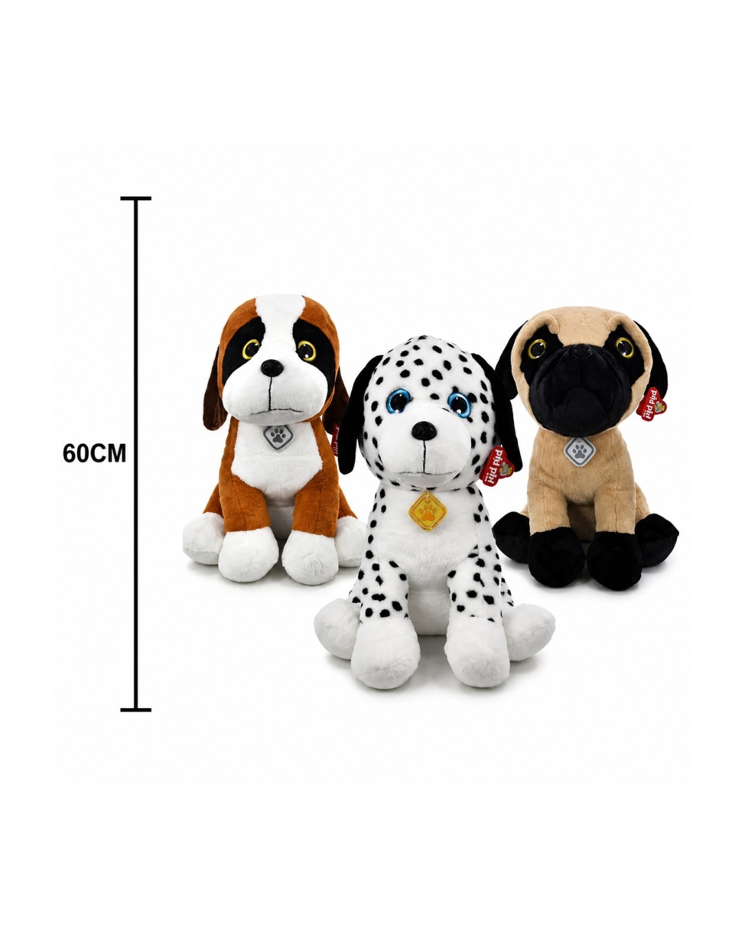 Peluche Perro Sentado 60CM ART 4508