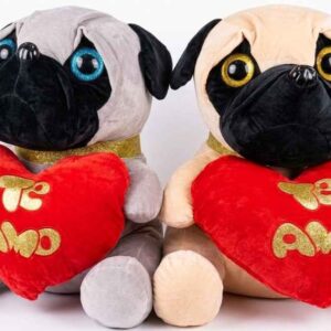 Peluche Perro Con Corazon 60CM ART 4537.1