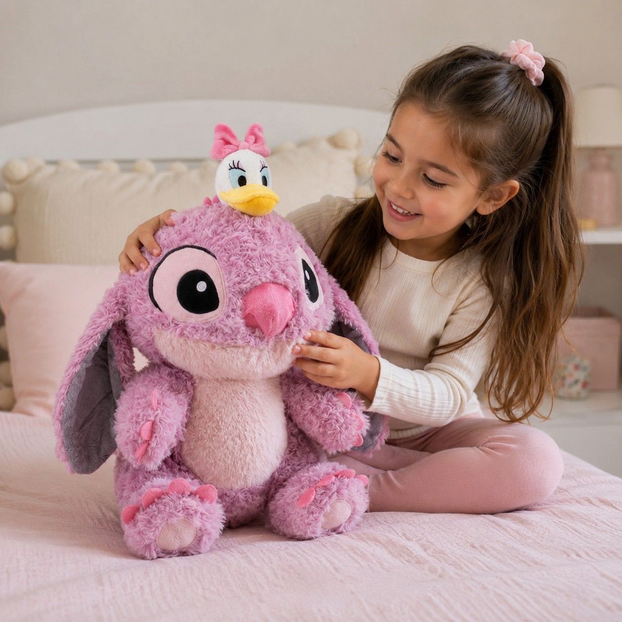 Peluche Angel con Daisy 30CM ART STITCHPATO - Imagen 2