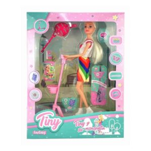 Muñeca Tiny En Monopatin ART 54925