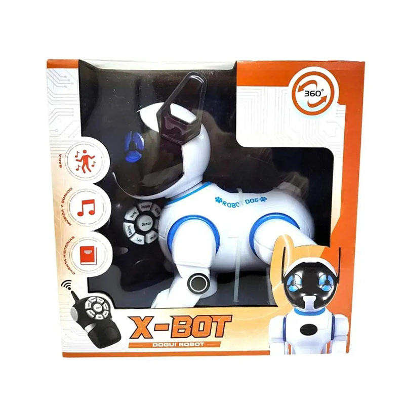 Perro Robot Inteligente Interactivo X-Bot Dogui Robot con Control Remoto ART 56832