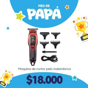 Maquina Corta Pelo Inalámbrica OM