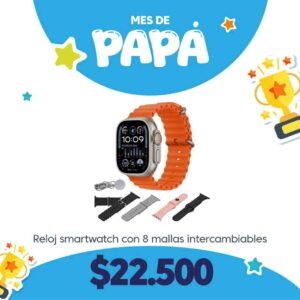 Reloj Smart watch Con Mallas Intercambiables