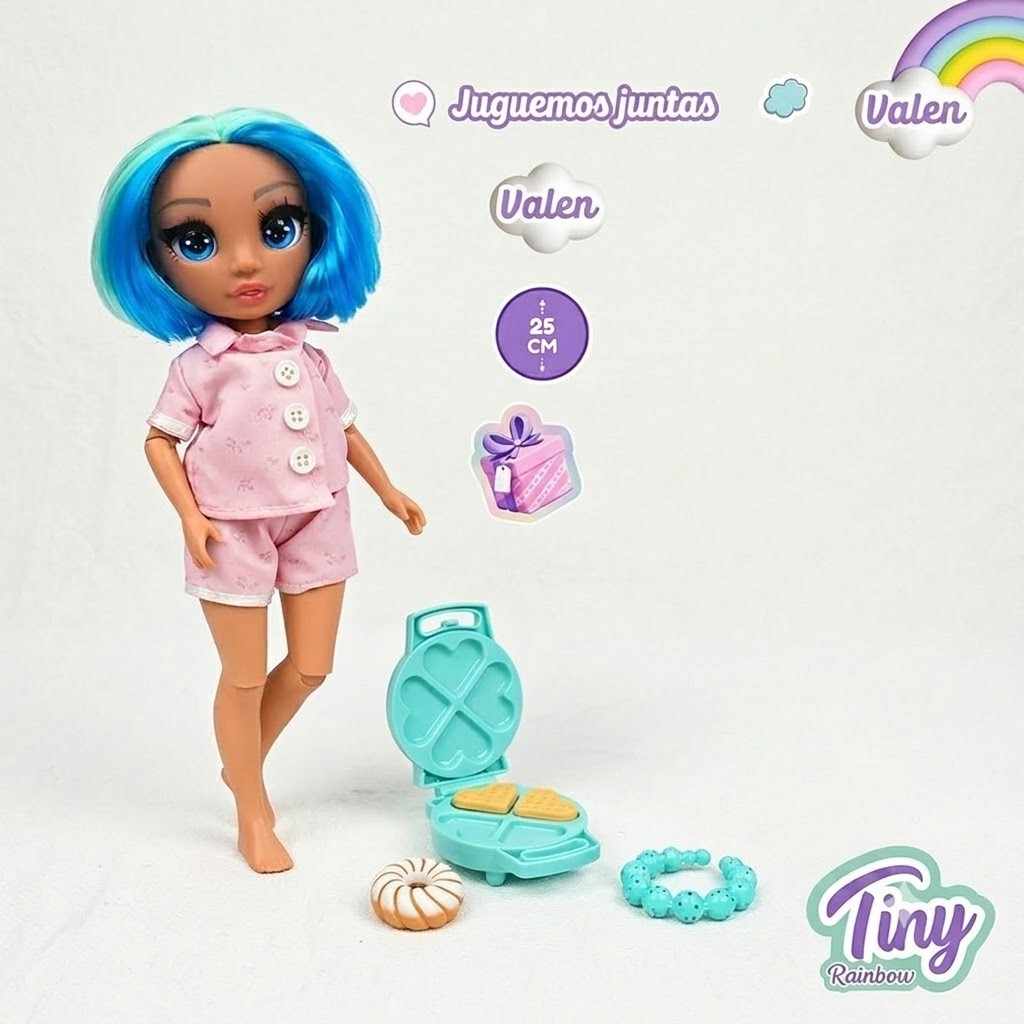 Muñeca Tiny Rainbow Valen 25 CM ART 57276 - Imagen 2