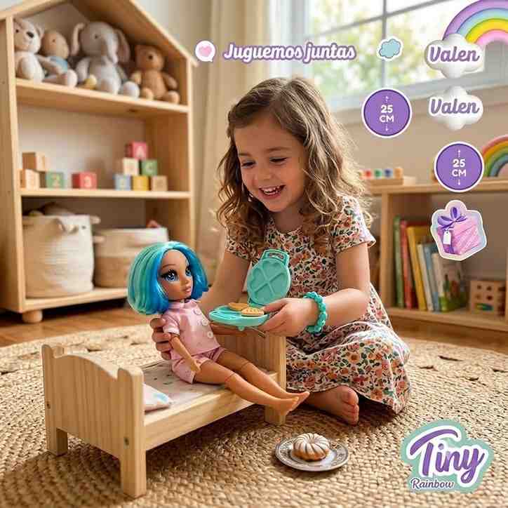Muñeca Tiny Rainbow Valen 25 CM ART 57276 - Imagen 3
