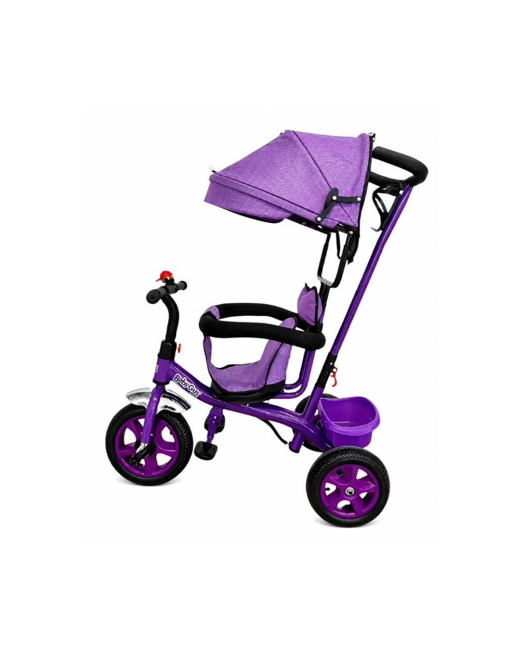 Triciclo Infantil Evolutivo 'Baby Gus' con Capota y Guía ART 56196