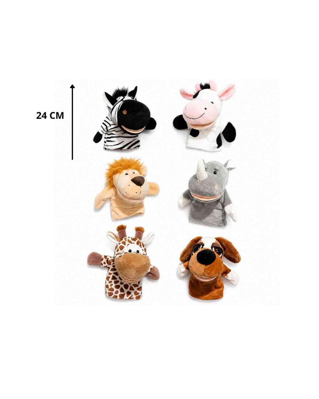 Títeres de Mano de Animales de Peluche 24 CM ART 770061
