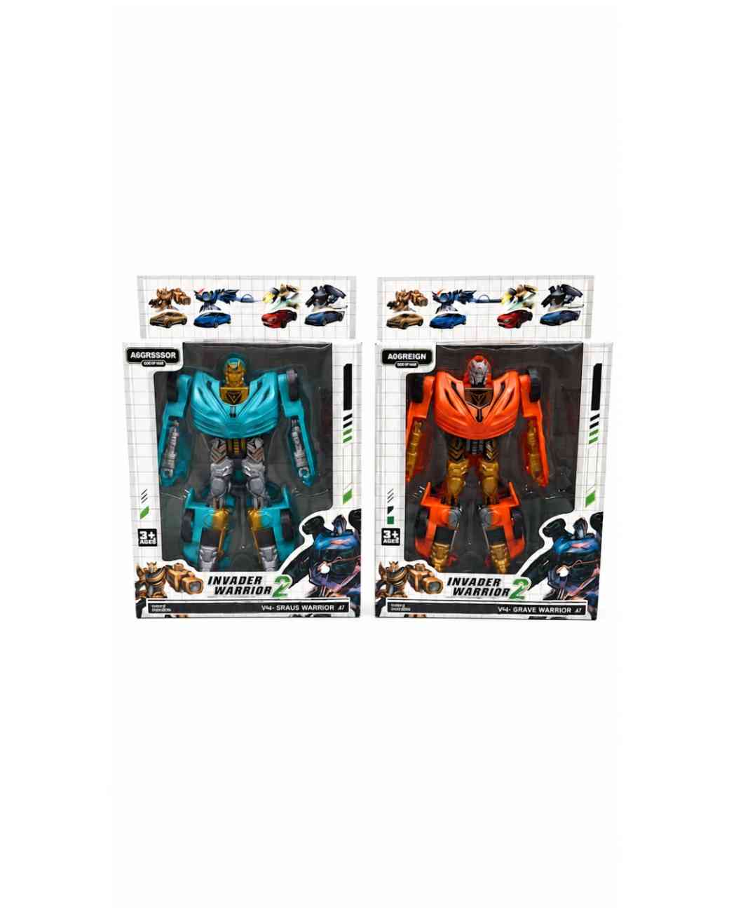 Figura de Acción Transformer "Aggressor - Invader Warrior" ART JY-07-090