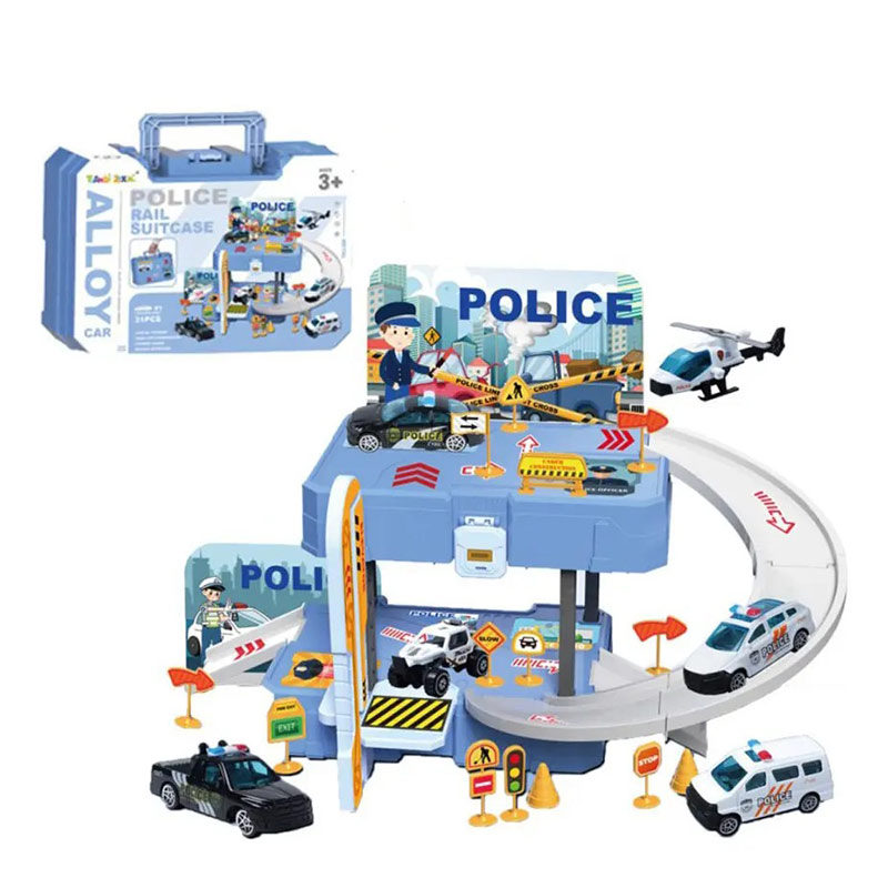 Pista de Policía Portátil Maletín "Police Rail Suitcase" ART JU0041