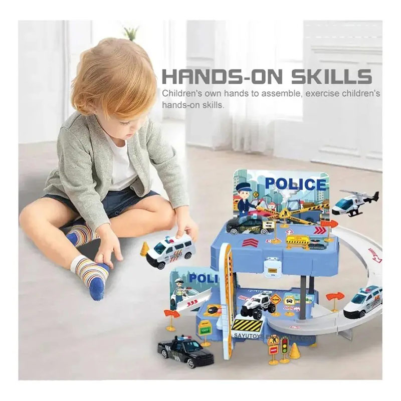 Pista de Policía Portátil Maletín "Police Rail Suitcase" ART JU0041 - Imagen 3