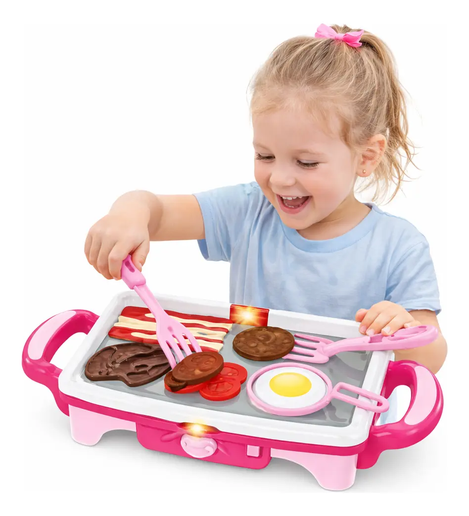 Plancha de Cocina Infantil Interactiva con Accesorios ART Jy-25-110 - Imagen 2
