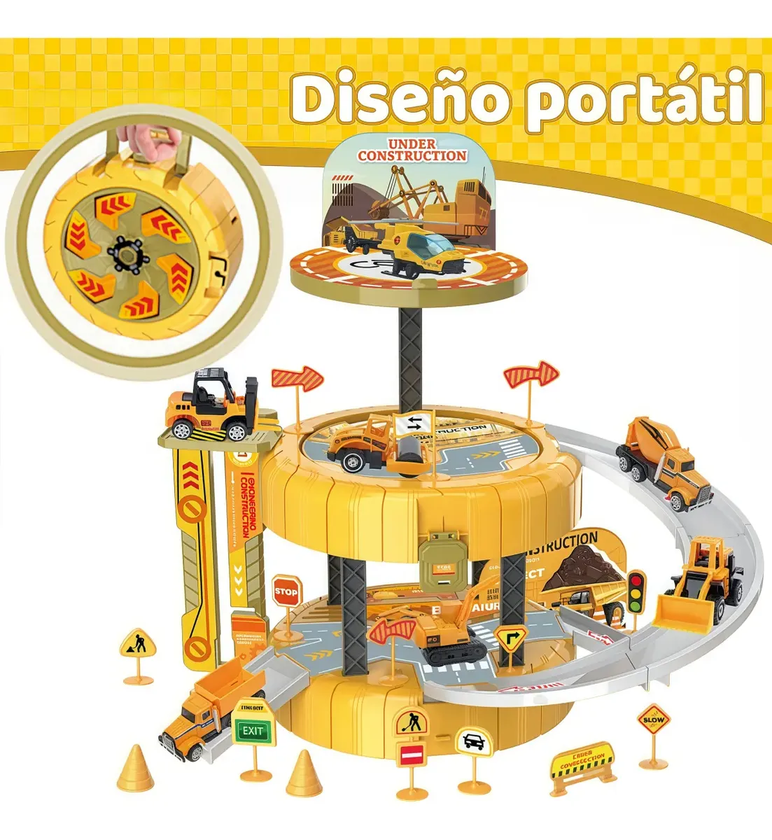 Set de Estacionamiento y Pista (38 Piezas) ART JU0046 - Imagen 2