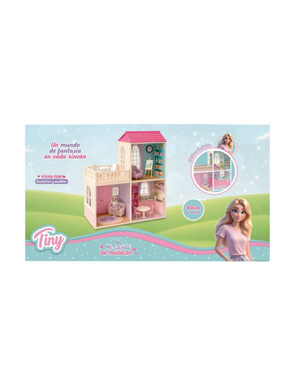 Casa de Muñecas "Tiny Mi Casita" (80 cm) ART 56672
