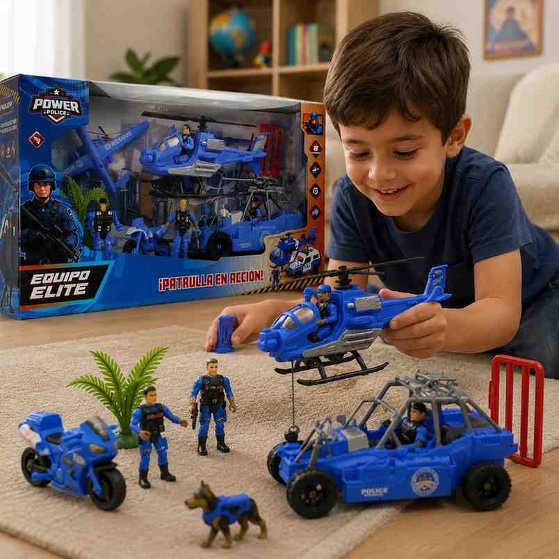 Set de Juego Power Police: Equipo Élite ART 56878 - Imagen 2