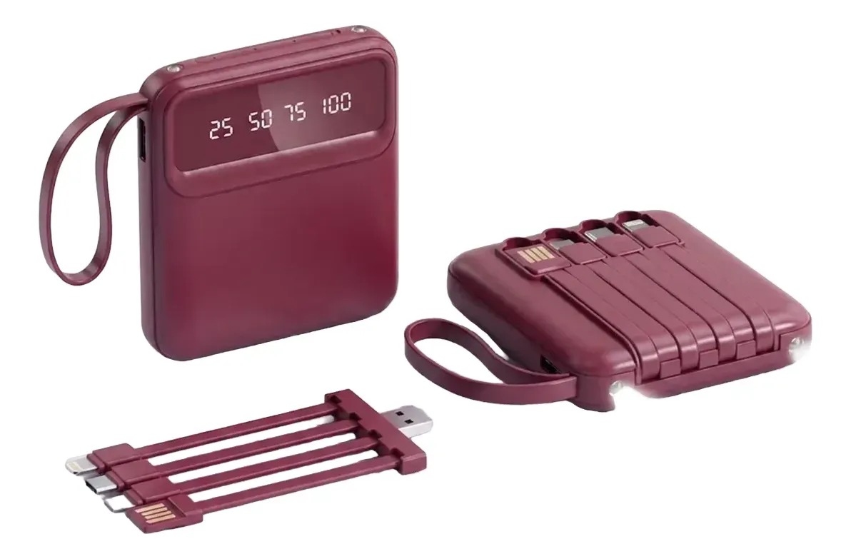 Cargador Portatil con Cables "Todo en Uno" y Visor LED ART B38 - Imagen 10