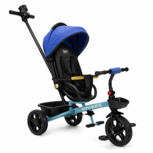 Triciclo Infantil Evolutivo 'Bipokids' con Capota y Guía ART TR9900