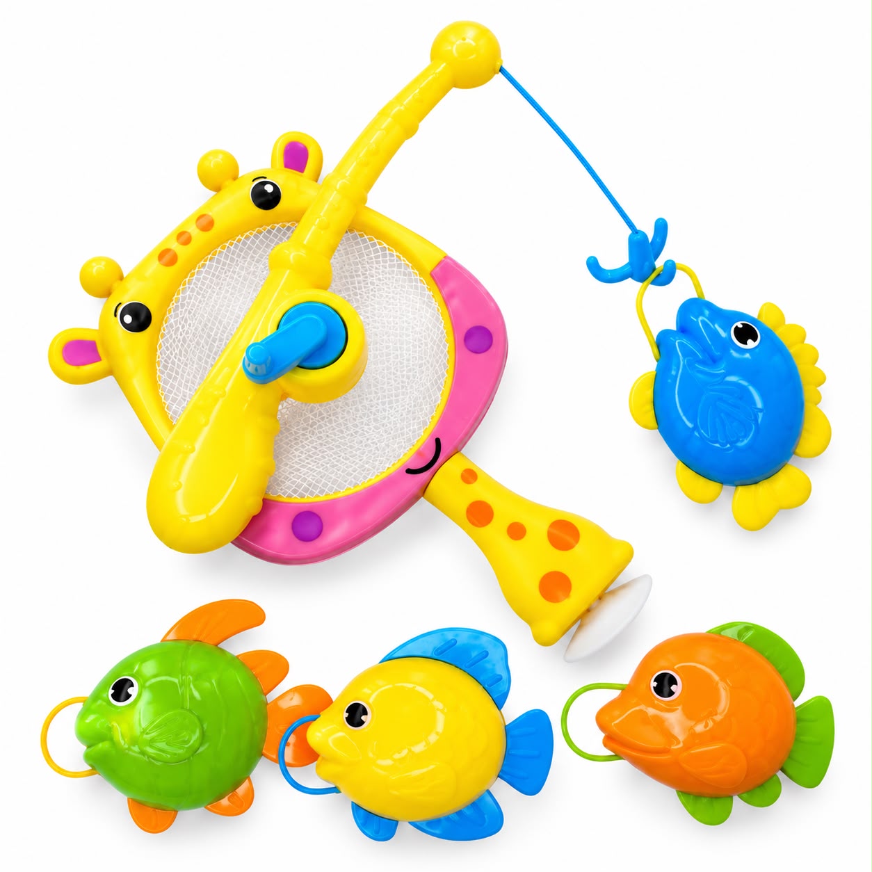 Set de Pesca y Red Didáctica para Baño "Baby Funny Animal Bathe" ART HM50256