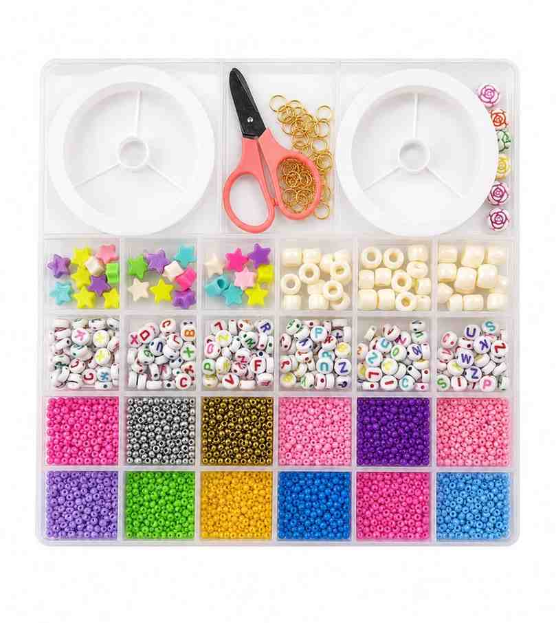 Kit Organizador de Cuentas, Abalorios y Letras para Bisutería ART LL-9012
