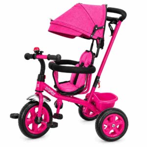 Triciclo Infantil Evolutivo 'Baby Gus' con Capota y Guía ART 56196