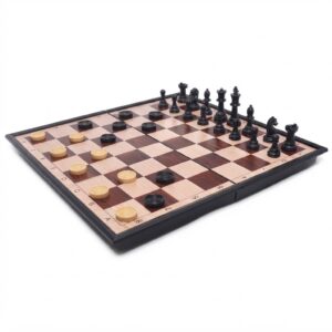 Set de Juego 2 en 1 Chess (Ajedrez y Damas) ART HM40405