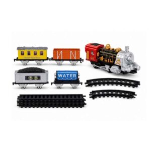 Set de Tren Eléctrico con Locomotora a Vapor ART AB-14377
