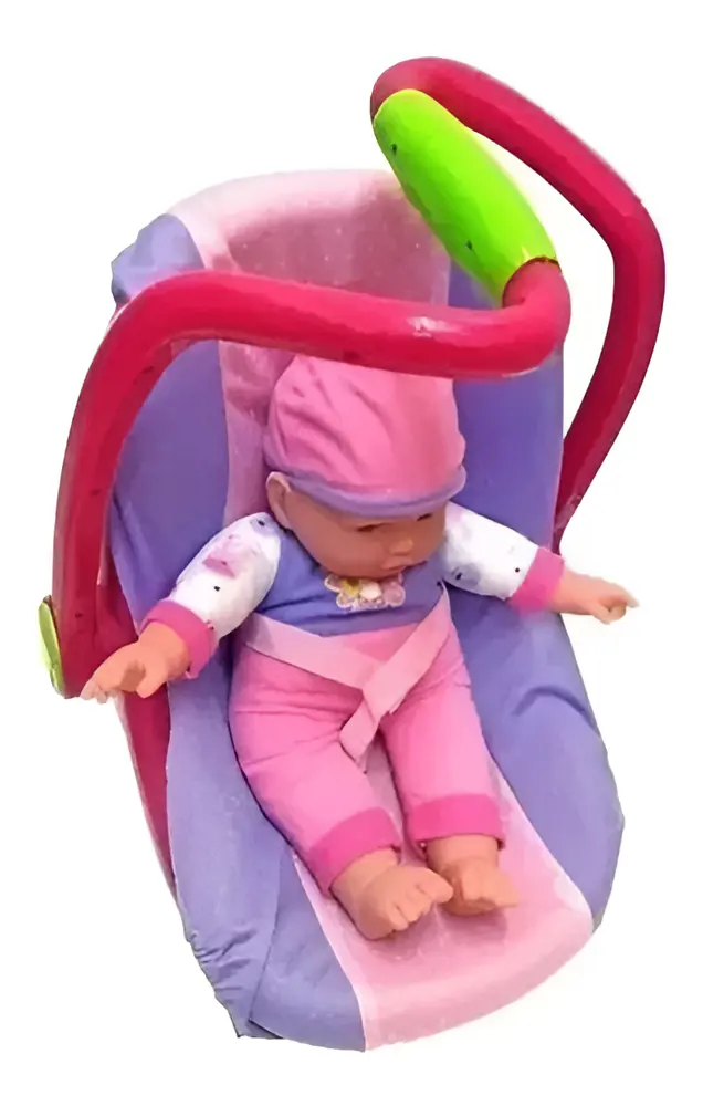 Muñeca Bebe Poppi De Vacaciones Con Sillita 31cm art 16025 - Imagen 3