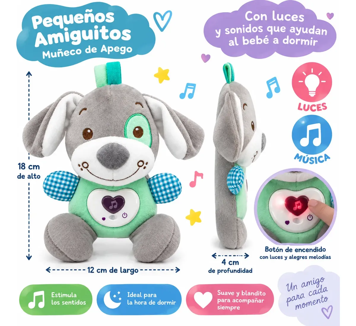 Peluche De Apego Pimpis ART 3619 - Imagen 5