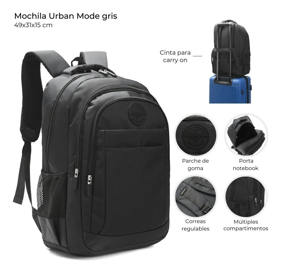 Mochila Porta Notebook Wanderlust ART 43965 - Imagen 2