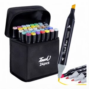 Marcadores Doble Punta 24pcs ART MKB-24