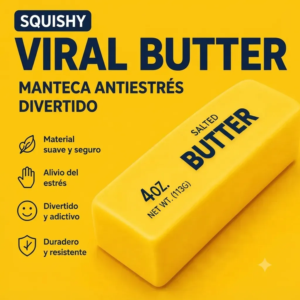 Squishy Butter Manteca ART SQUEEZEBUTTER - Imagen 2