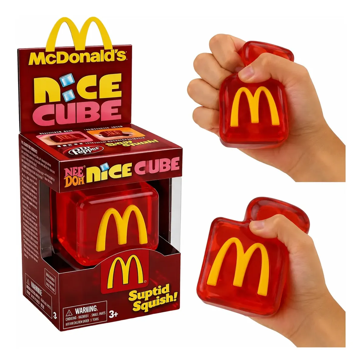 Squishy Cubo Mcdonalds art SQUEEZECUBE