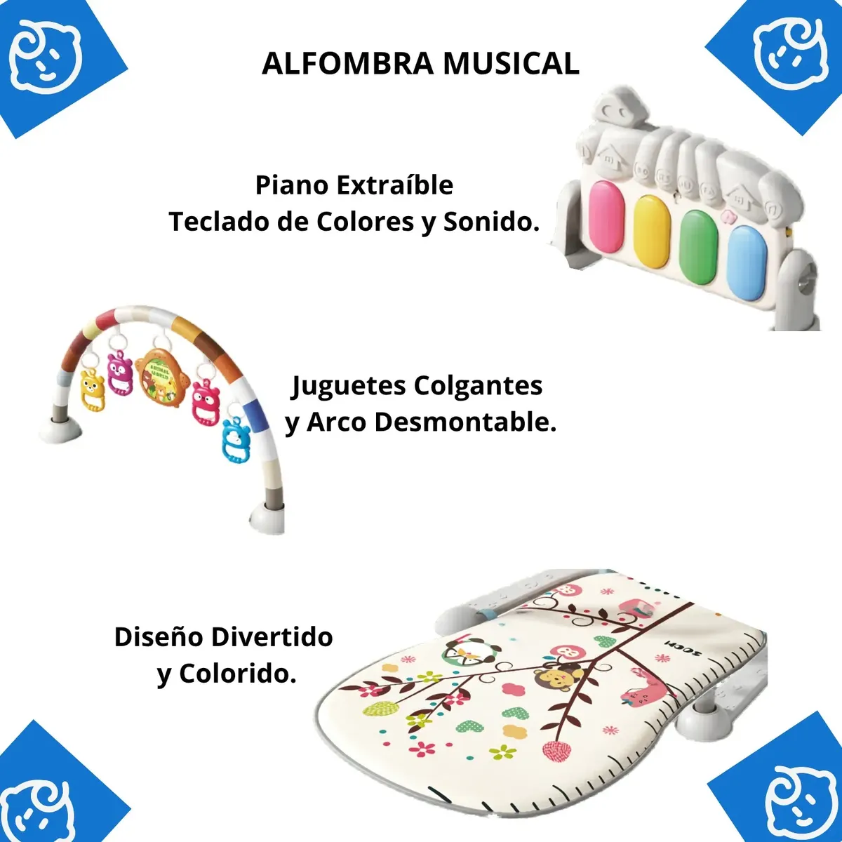 Gimnasio De Actividades Piano Love 4040 - Imagen 4