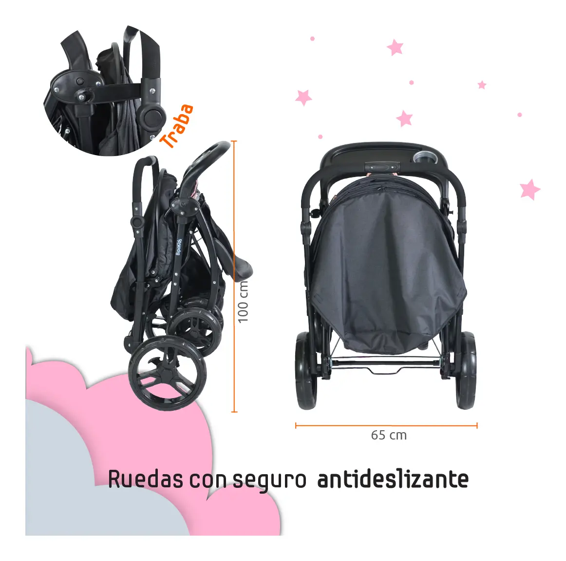 Cochecito Bipokids ART BBS199 - Imagen 8