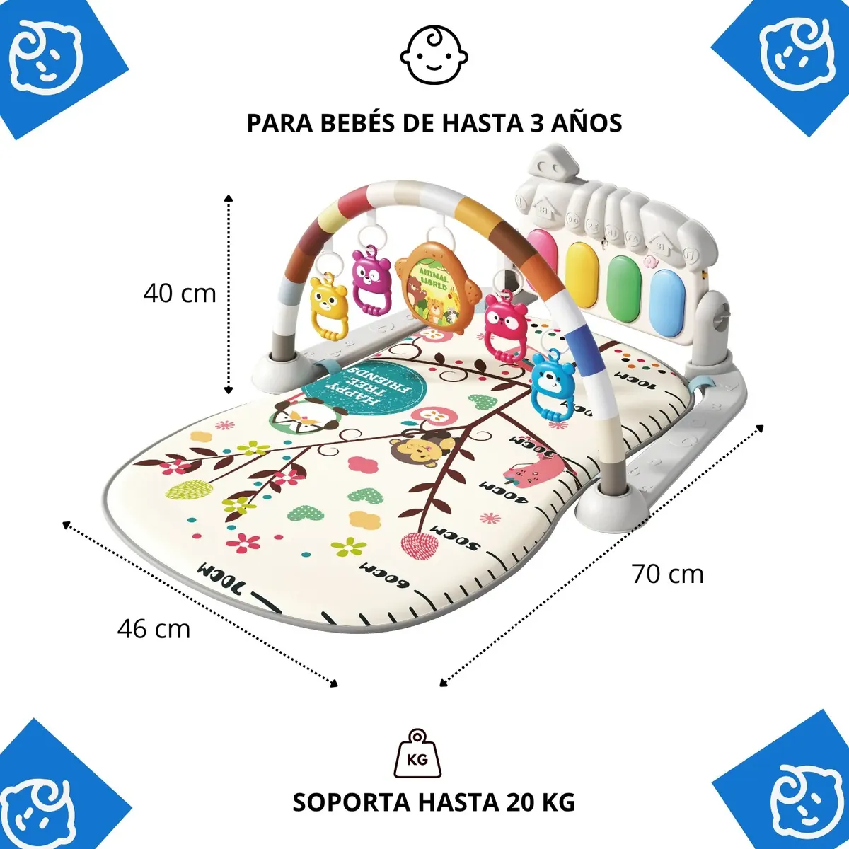 Gimnasio De Actividades Piano Love 4040 - Imagen 3